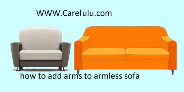 how to add arms to armless sofa