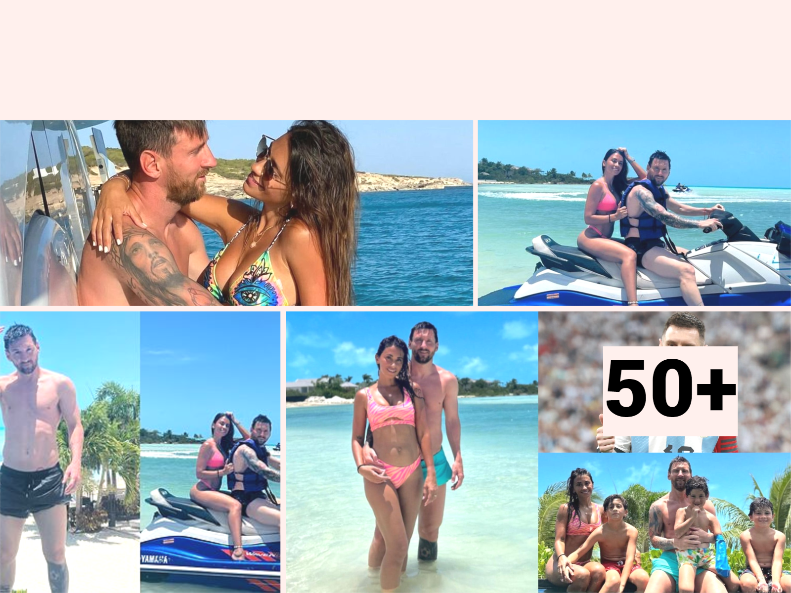 Lionel Messi enjoys his last days of vacation with his wife before making his Inter Miami debut